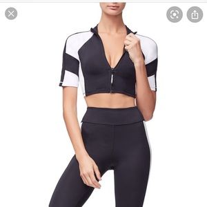 Good American dual life crop top